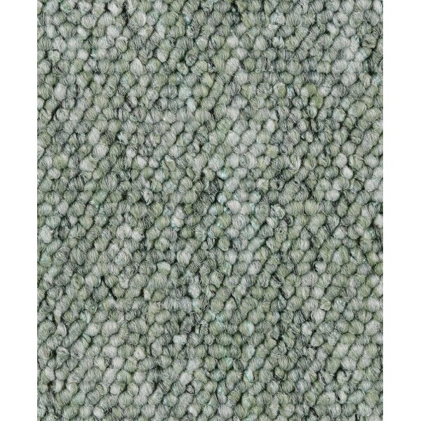 Teppichboden Schlinge Safia graugrün 400 cm breit